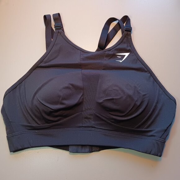 Gymshark Other - Gymshark women's black padded cup sports athletic bra sz Medium